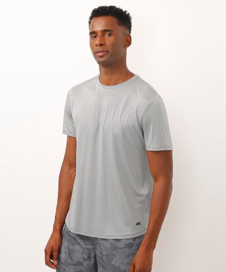 camiseta básica stronger esportiva ace cinza M