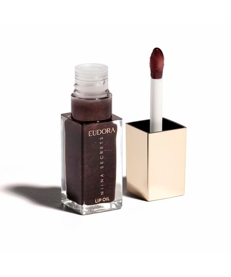 niina secrets lip oil shine flowers rosa negra 7ml rosa UNICO