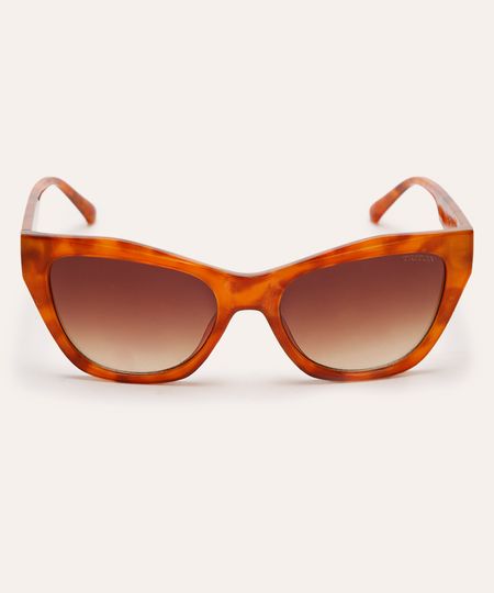 óculos de sol triton oval tartaruga colorido UNICO