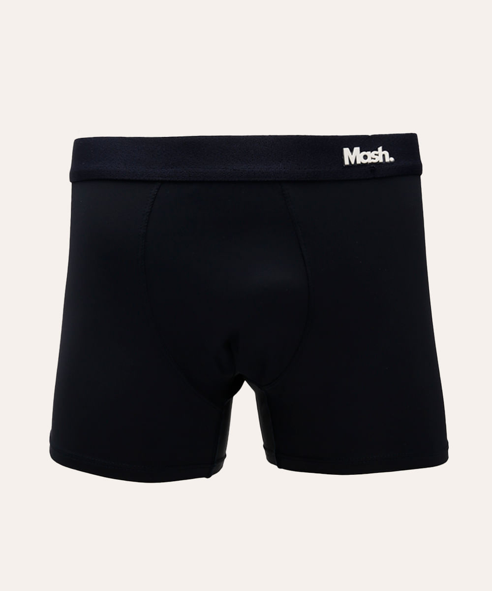 cueca boxer de microfibra mash azul