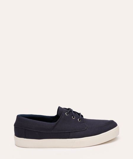 sapato casual com recortes oneself azul 39