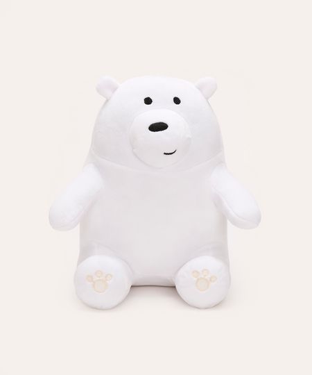 pelúcia polar urso sem curso branco UNICO