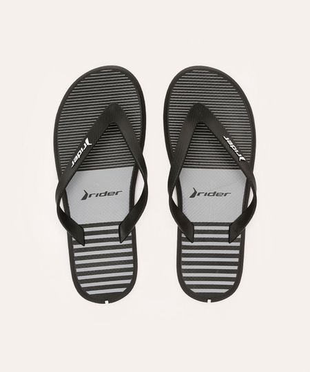 chinelo com listras rider cinza 39