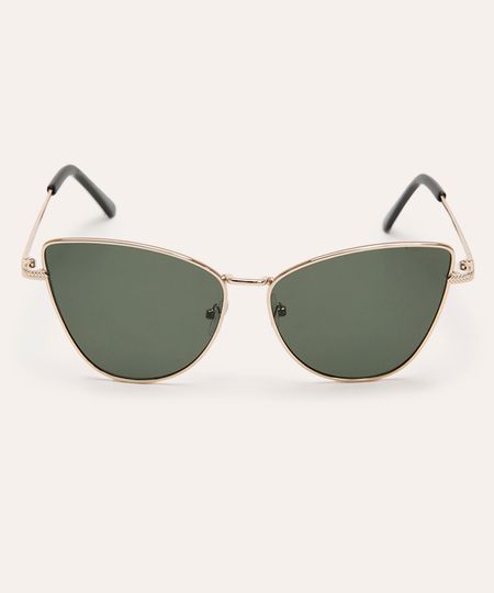 óculos de sol triton gatinho dourado UNICO