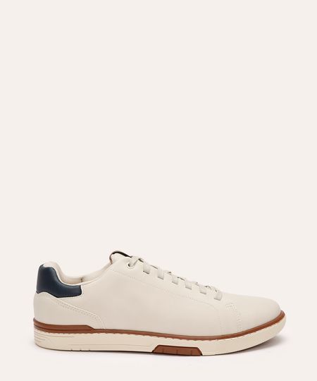tênis casual cano baixo oneself bege 38