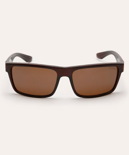 óculos de sol triton esportivo marrom UNICO