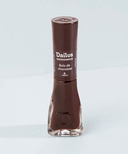 esmalte dailus bolo de chocolate marrom UNICO esmalte dailus bolo de chocolate marrom UNICO