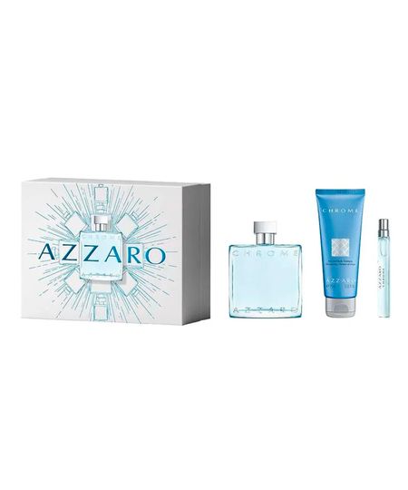 kit azzaro chrome perfume eau de toilette travel size UNICO