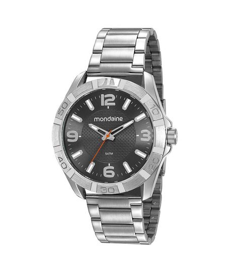 relógio analógico mondaine 53830G0MVNE2 prateado UNICO relógio analógico mondaine 53830G0MVNE2 prateado UNICO