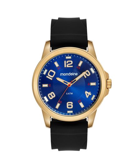 relógio analógico mondaine 83500GPMVDI1KB dourado UNICO
