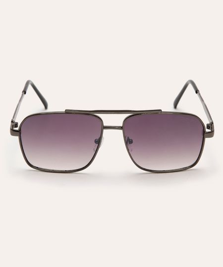 óculos de sol triton aviador cinza UNICO