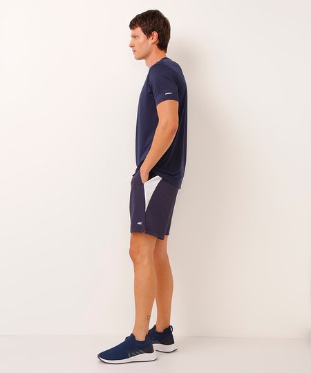 short com recorte esportivo ace azul G