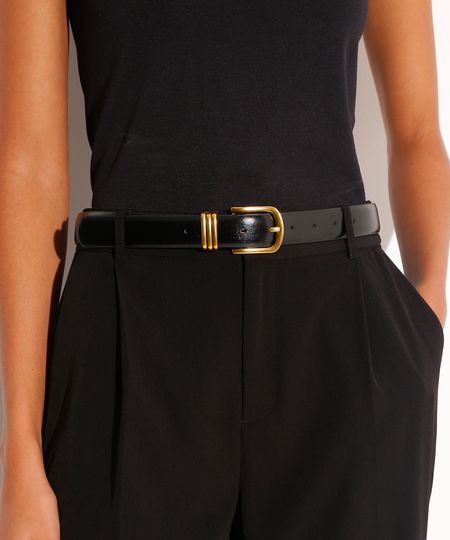 cinto com fecho de fivela mindset preto 95CM cinto com fecho de fivela mindset preto 95CM