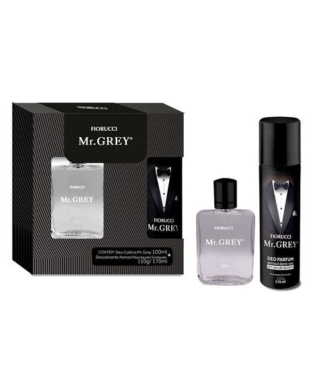 Kit Fiorucci Mr Grey Colonia 100ml e Desodorante 170ml Único Único Kit Fiorucci Mr Grey Colonia 100ml e Desodorante 170ml Único Único