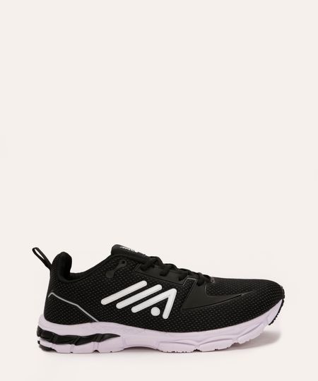 tênis com recortes esportivo ace preto 38
