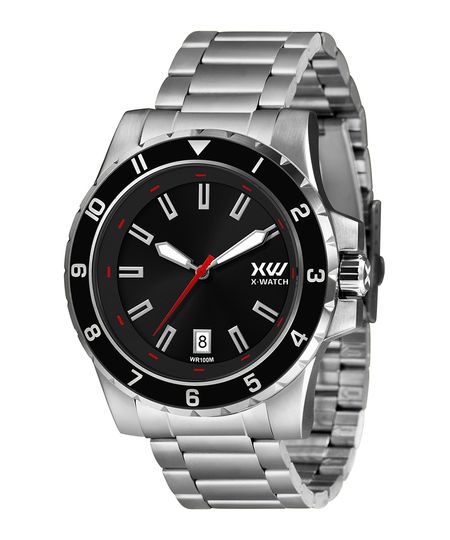 relógio analógico x watch XMSS1057 prateado UNICO