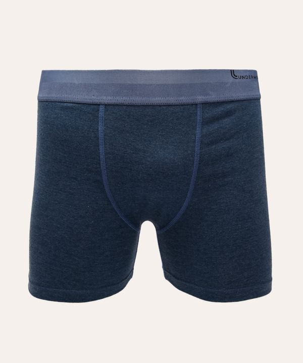 cueca boxer de algodão lupo azul G