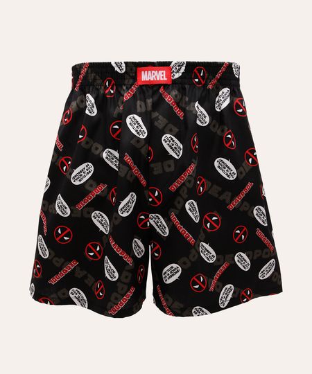 cueca samba canção deadpool preta G