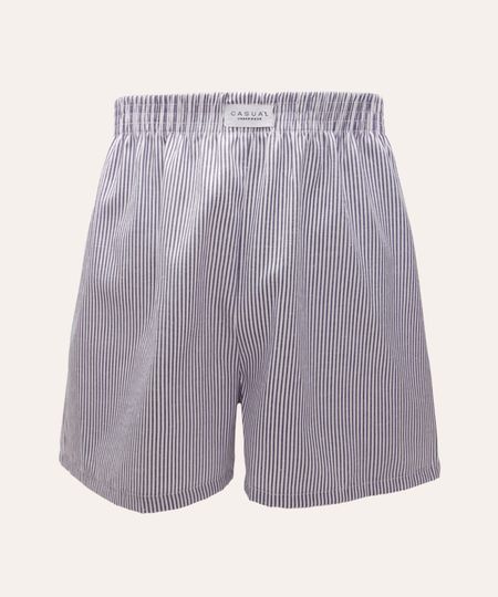 cueca samba canção listrada azul P