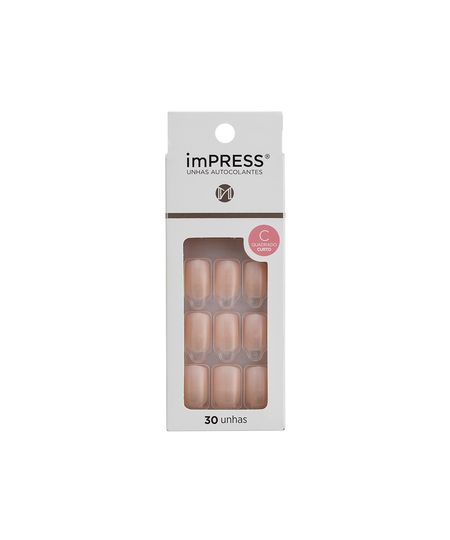 unhas postiças kiss new york impress nude french bouquet bege UNICO unhas postiças kiss new york impress nude french bouquet bege UNICO