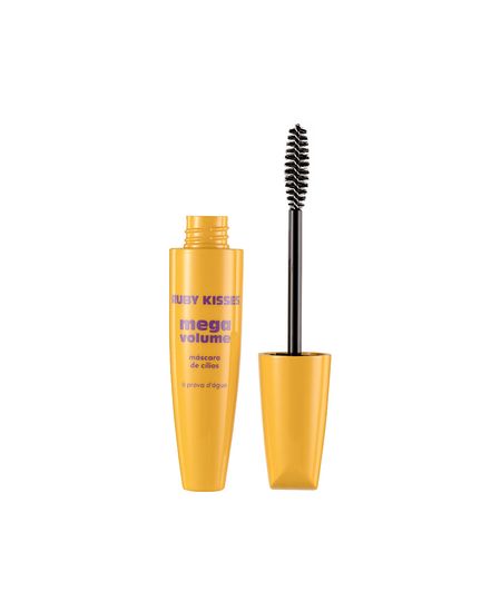 máscara de cílios ruby kisses à prova d'água mega volume preta UNICO máscara de cílios ruby kisses à prova d'água mega volume preta UNICO