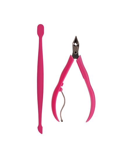 alicate de cutículas plástico proart rosa UNICO alicate de cutículas plástico proart rosa UNICO