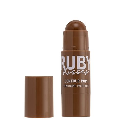 contour pop ruby kisses contorno em stick mocha pop marrom UNICO contour pop ruby kisses contorno em stick mocha pop marrom UNICO