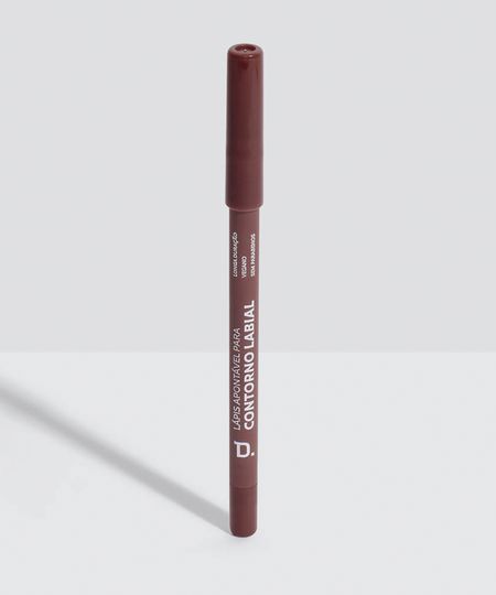 lápis apontável dailus para contorno labial cacau marrom UNICO lápis apontável dailus para contorno labial cacau marrom UNICO