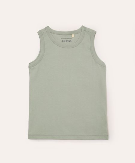 regata de algodão infantil verde 6 regata de algodão infantil verde 6