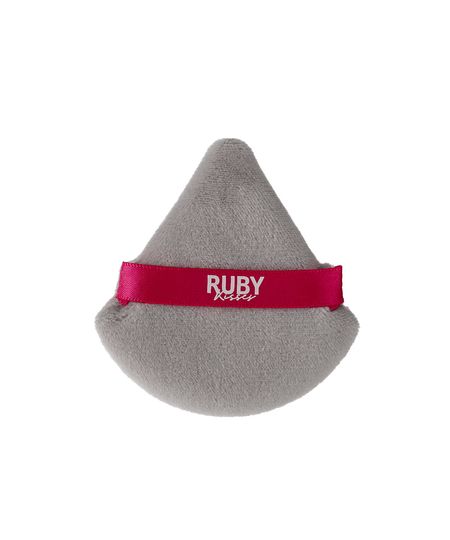 esponja puff ruby kisses para pó triangular rosa UNICO esponja puff ruby kisses para pó triangular rosa UNICO