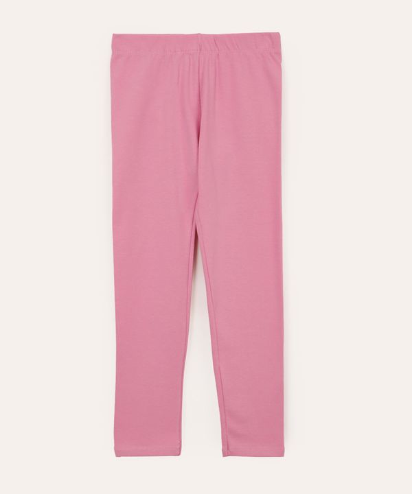 calça legging infantil básica rosa 4
