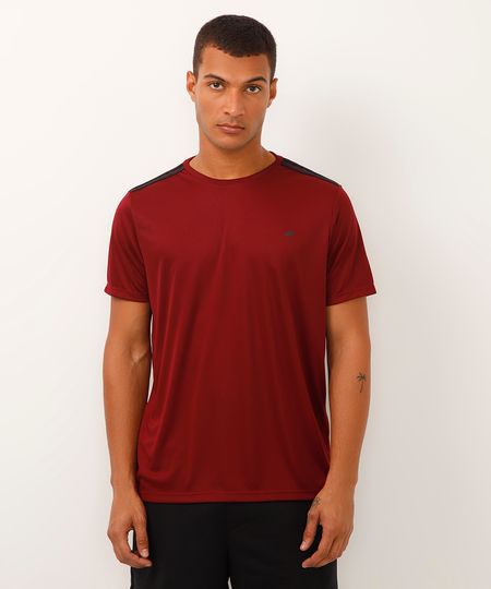 camiseta com listras ace vinho P