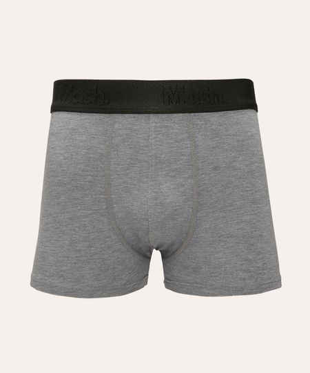 cueca boxer de viscose mash azul M