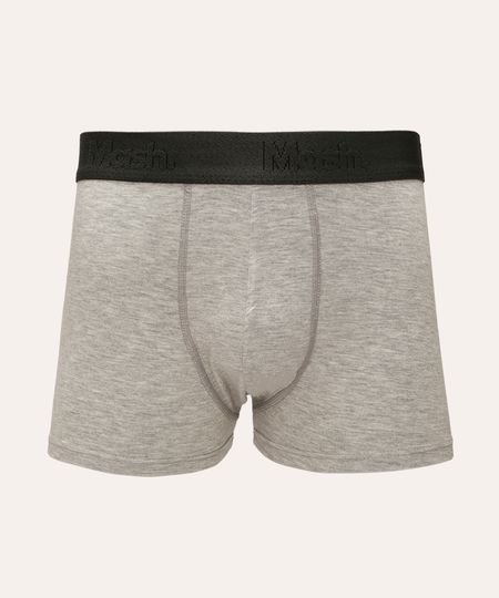 cueca boxer de viscose mash cinza mescla P