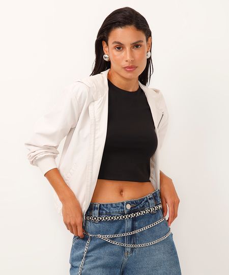 jaqueta corta vento com capuz off white G
