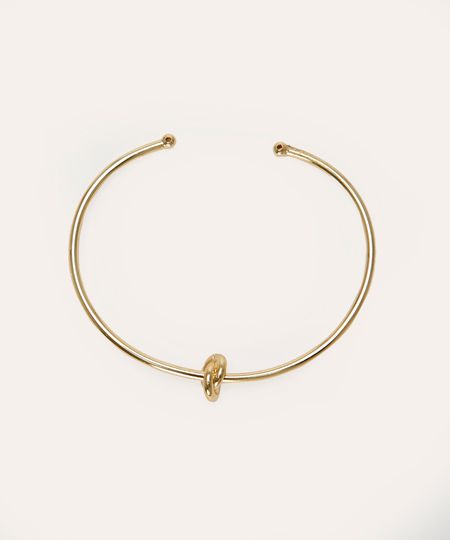 bracelete nozinho dourado UNICO