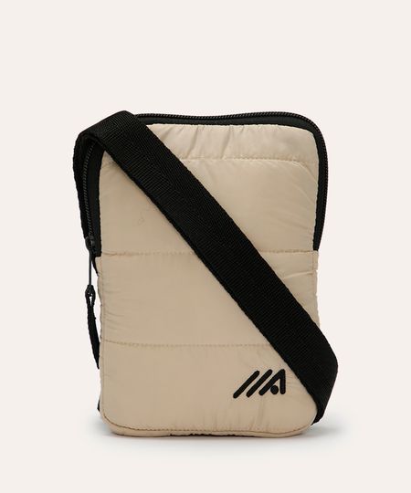 bolsa shoulder puffer esportiva ace bege UNICO bolsa shoulder puffer esportiva ace bege UNICO
