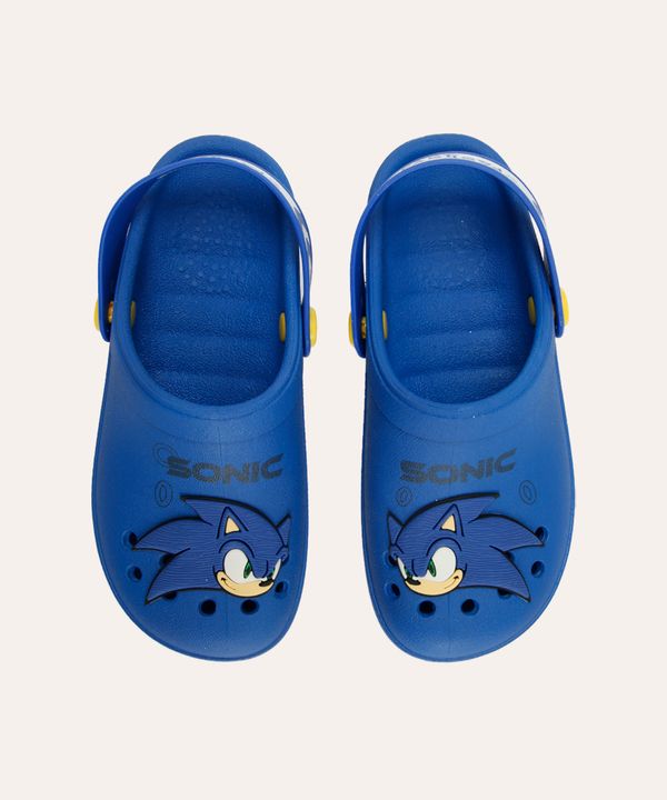 babuche infantil sonic azul 31
