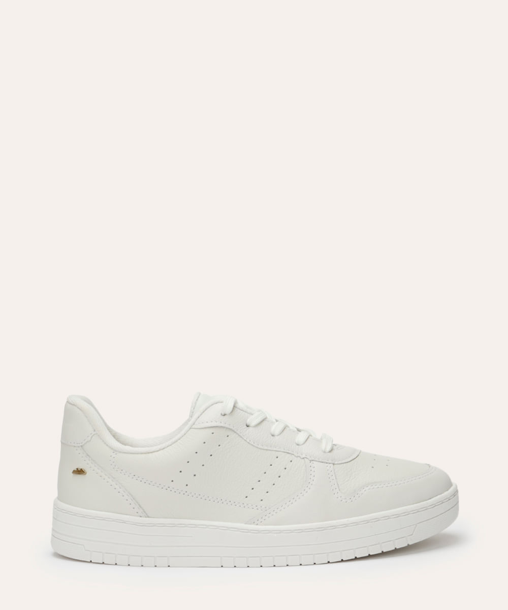 tênis casual dakota com recortes branco