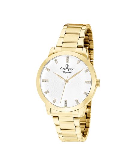 Kit Relógio Analógico Champion CN25261W dourado Único Kit Relógio Analógico Champion CN25261W dourado Único