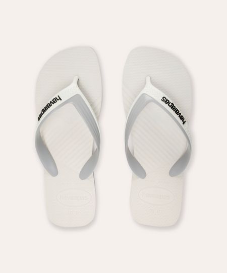 chinelo havaianas dual branco 43-44 chinelo havaianas dual branco 43-44