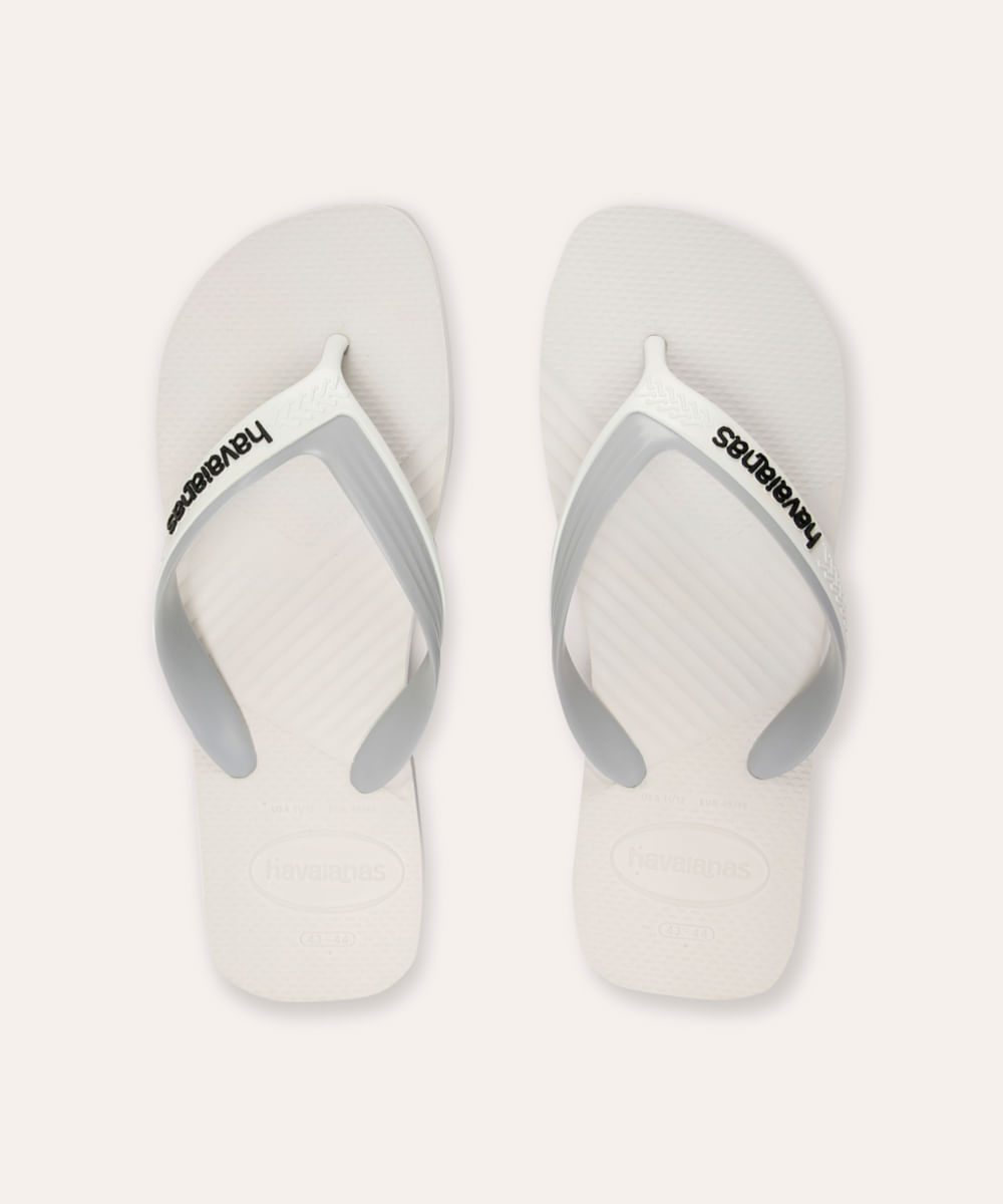 chinelo havaianas dual branco