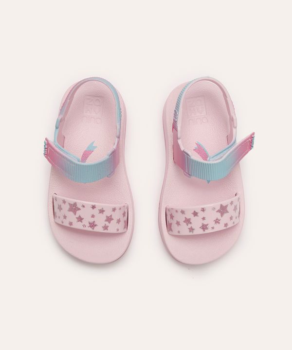 sandália infantil moderninha zaxy rosa 23-24