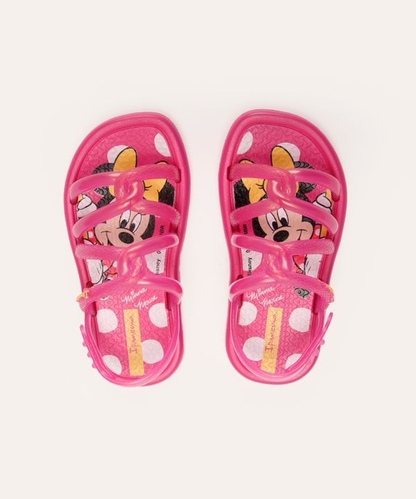 sandália infantil ipanema minnie rosa 17-18