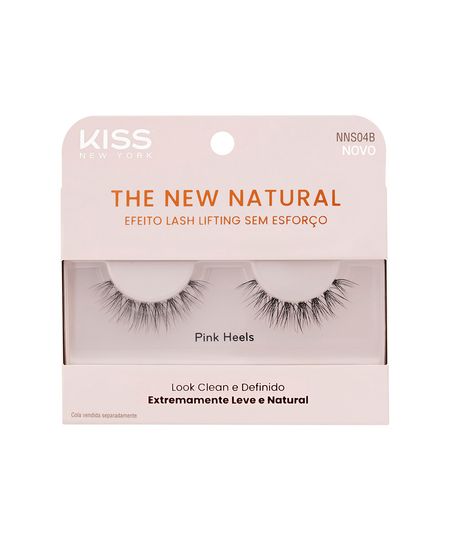 cílios postiços kiss new york the new natural pink heels UNICO cílios postiços kiss new york the new natural pink heels UNICO