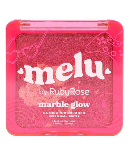 iluminador marble glow neon lights melu rosa UNICO iluminador marble glow neon lights melu rosa UNICO