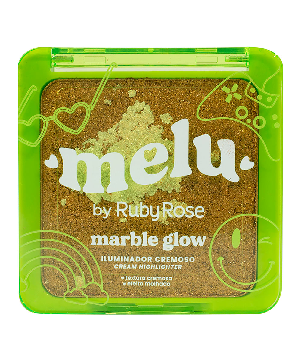 iluminador marble glow golden hour melu