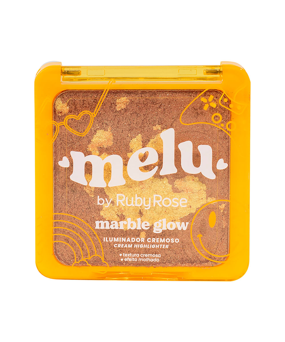 iluminador marble glow beach sunset melu