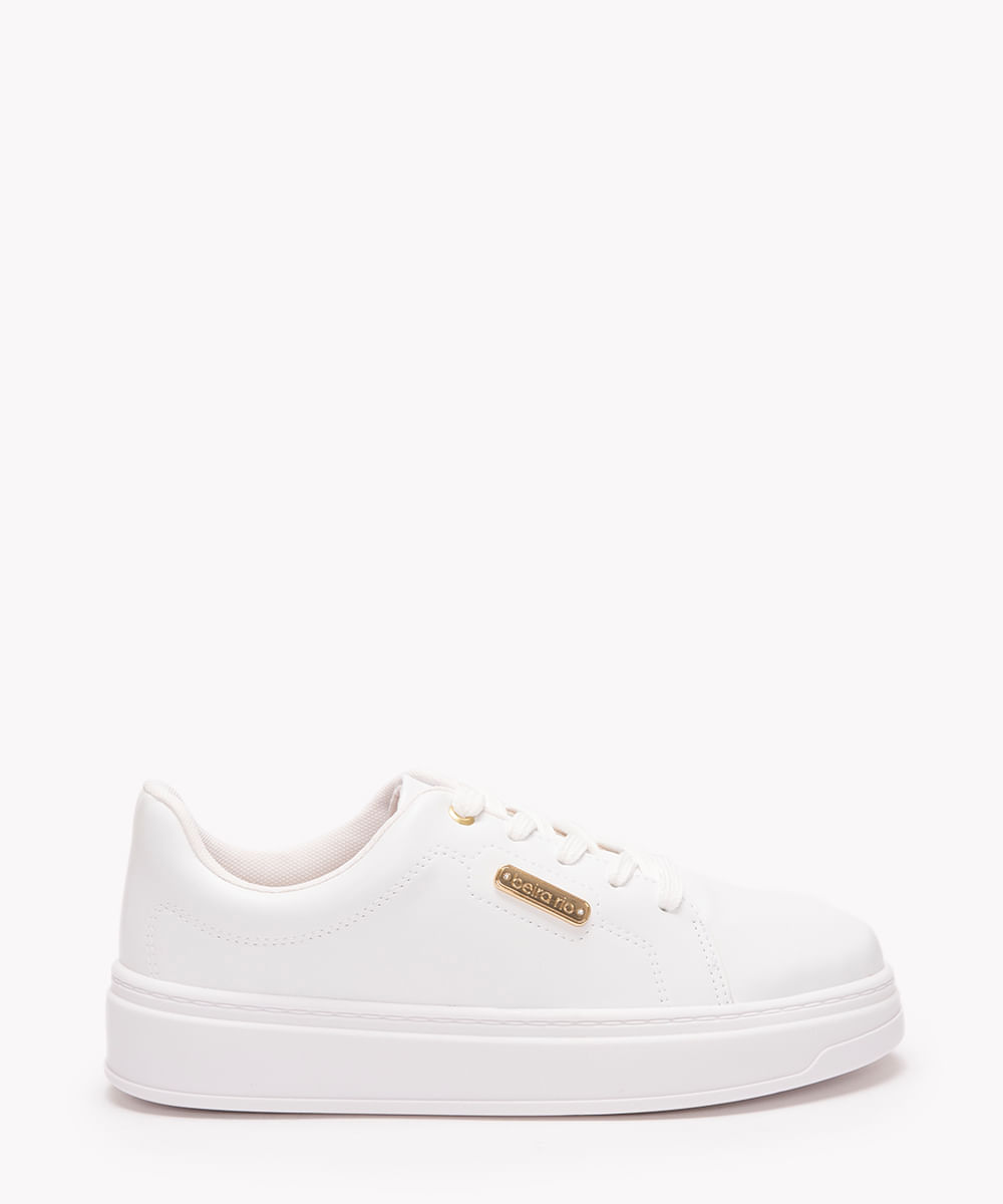 tênis casual cano baixo beira rio branco