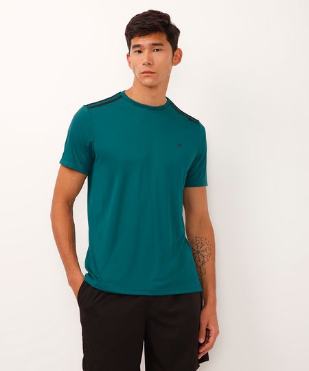 camiseta com listras ace azul P
